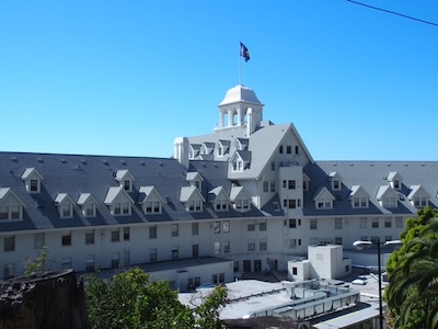 View of the Claremont Hotel from the rear