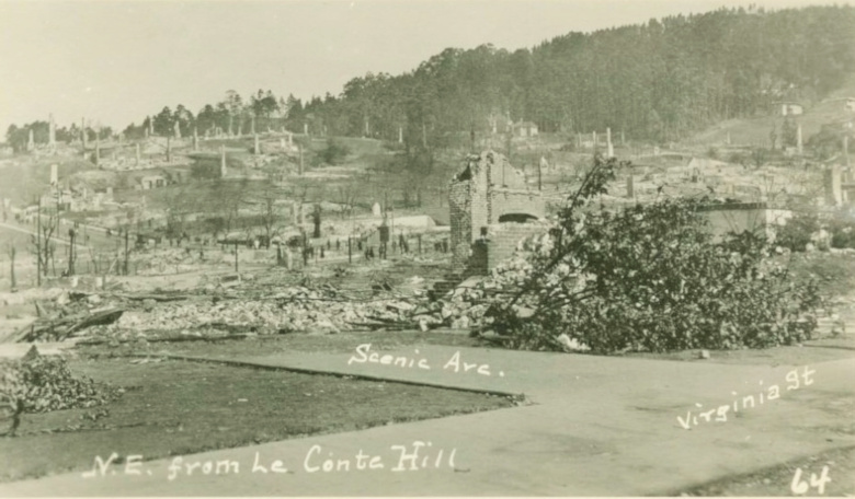 Virginia and Scenic after Fire